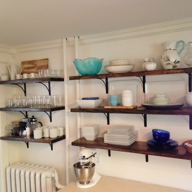 Open Kitchen Shelving