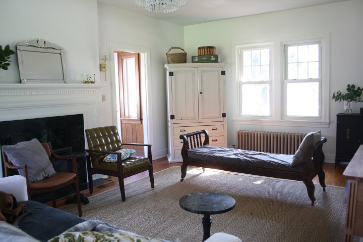 Whitewashed Armoire DIY