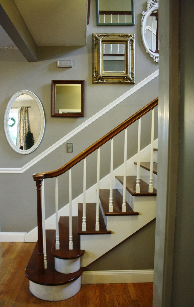 Staircase Mirror Gallery Wall DIY – Park and Division